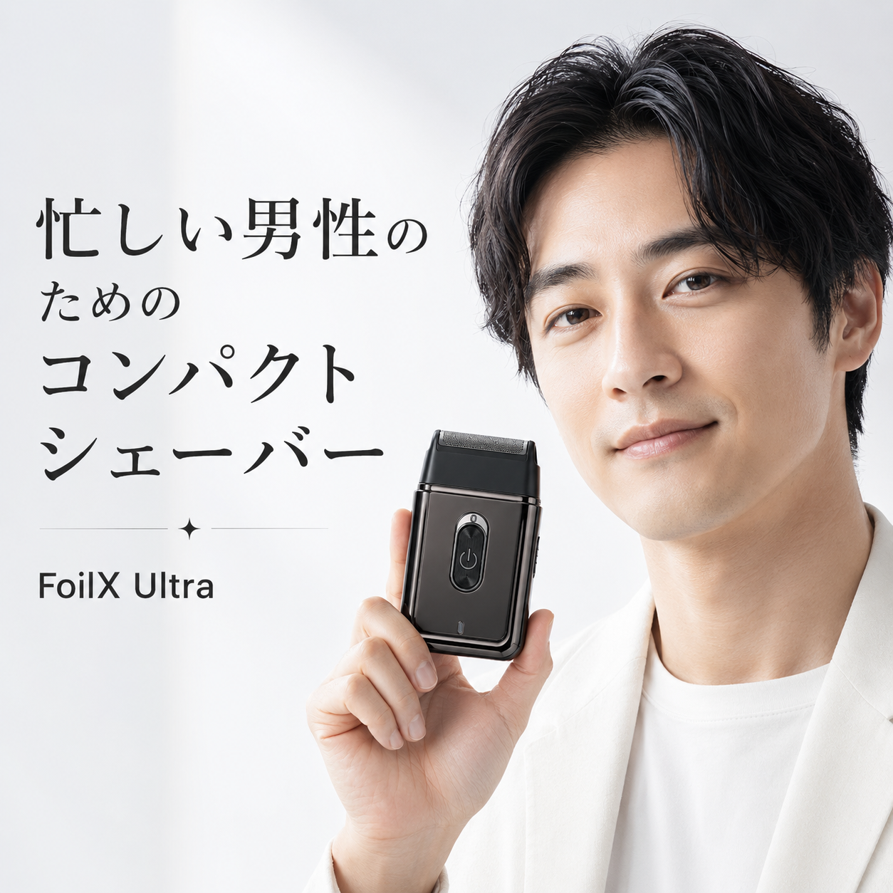 FoilX Ultra/忙しい男性のためのコンパクトシェーバー